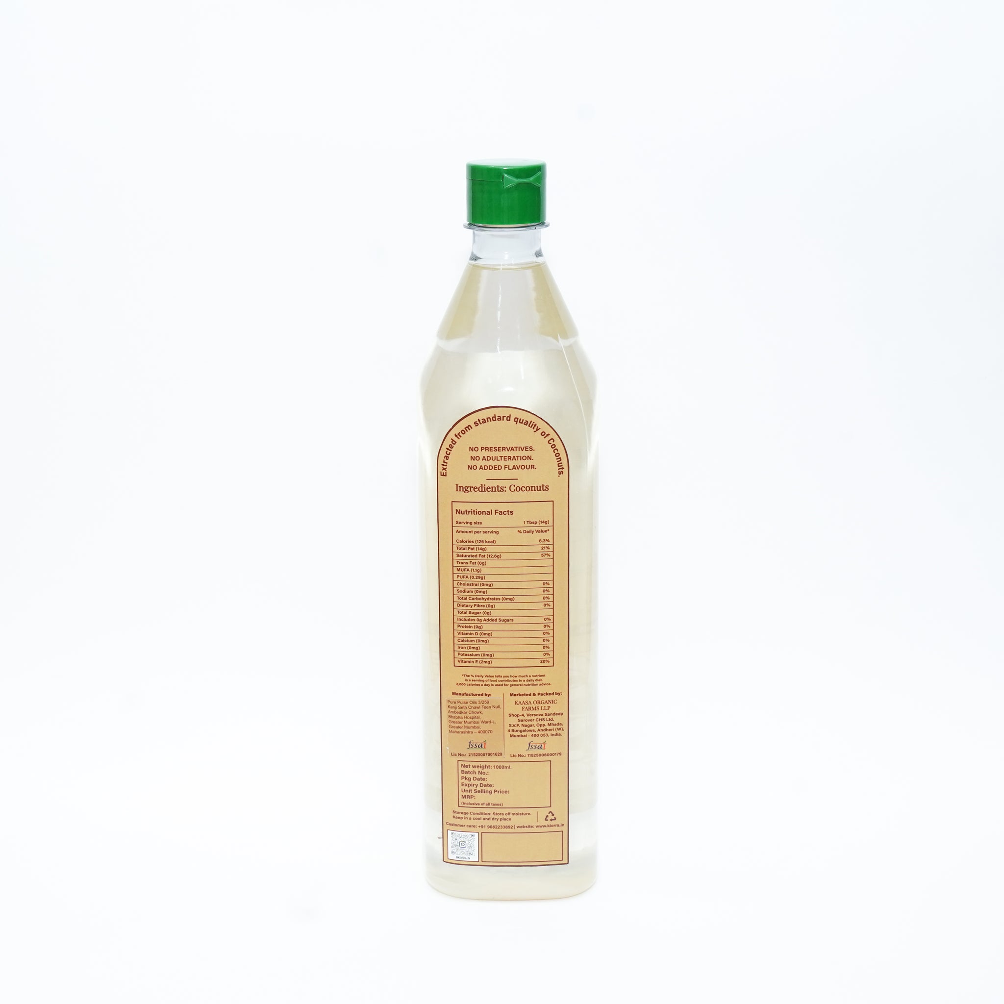 Kiorra Wood-Pressed Coconut Oil