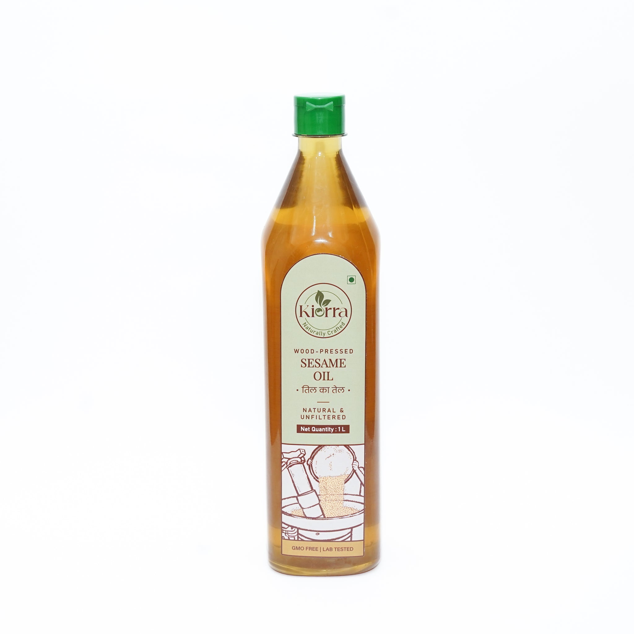 Kiorra Wood-Pressed White Sesame Oil