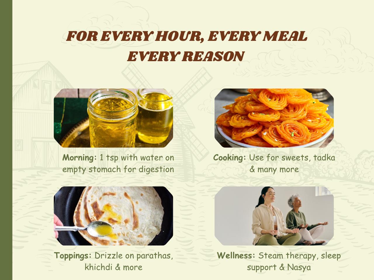 2 X 500ML GHEE FAMILY PACK