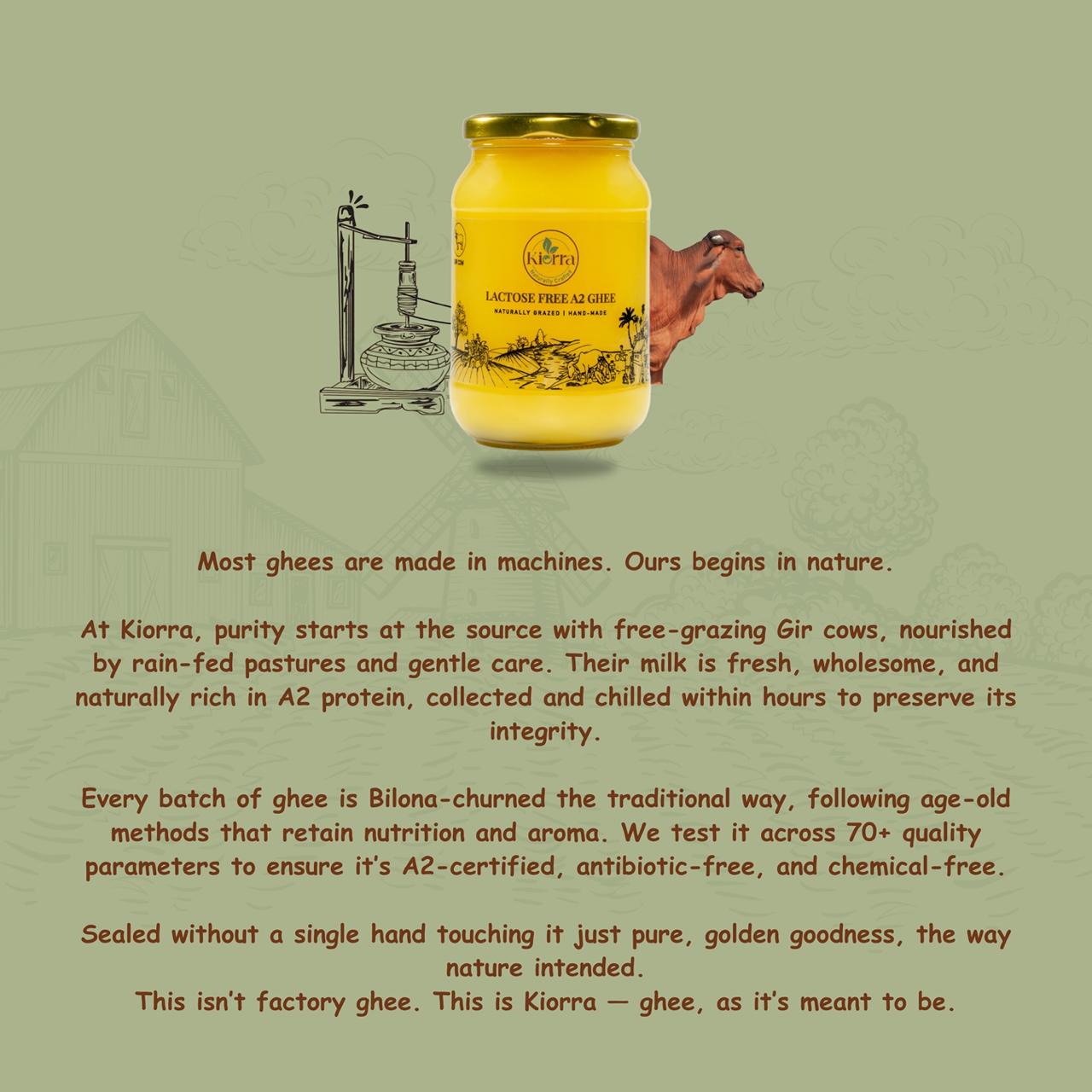 Kiorra A2 Gir Cow Ghee – Pure, Nutrient-Rich, and Traditionally Crafted