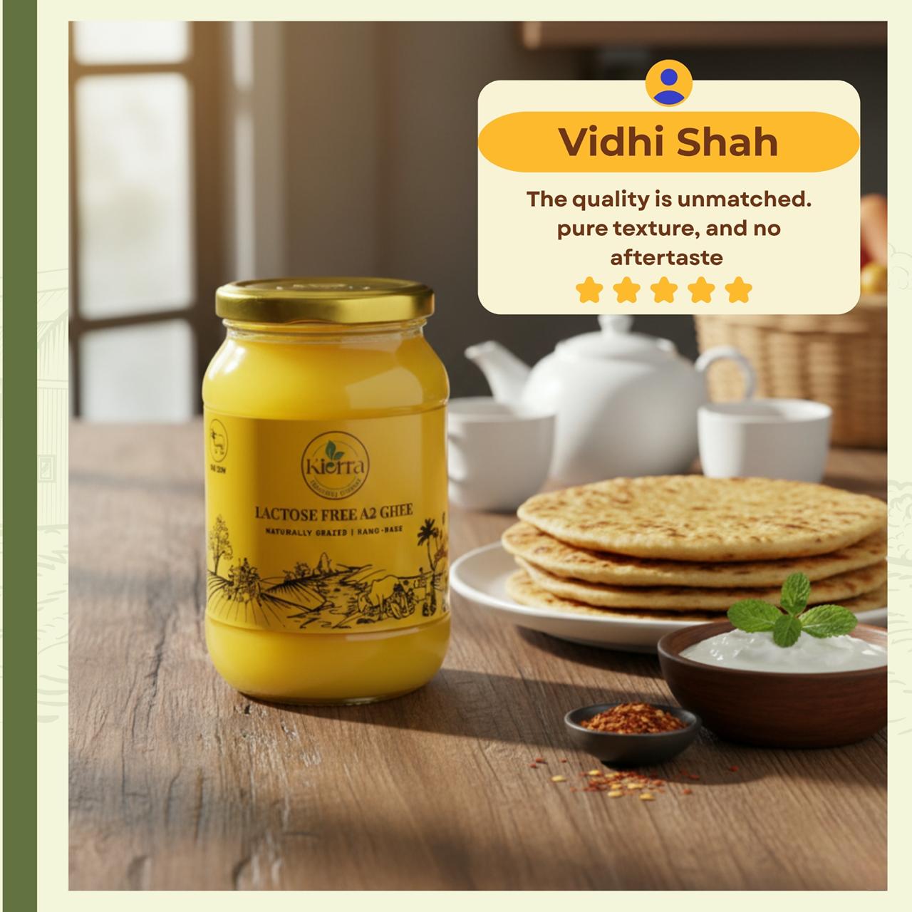 Kiorra A2 Gir Cow Ghee – Pure, Nutrient-Rich, and Traditionally Crafted